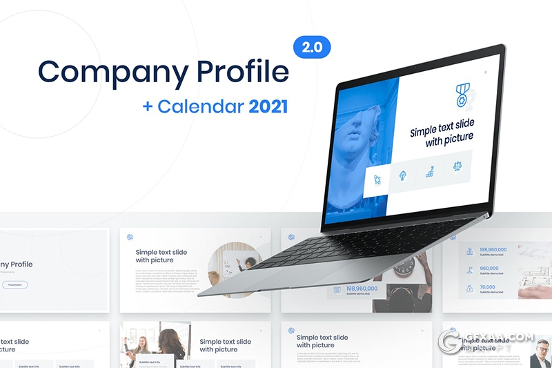 2021年工作计划年终总结55页国外高端企业介绍项目规划keynote模板 - 顶尖PPT