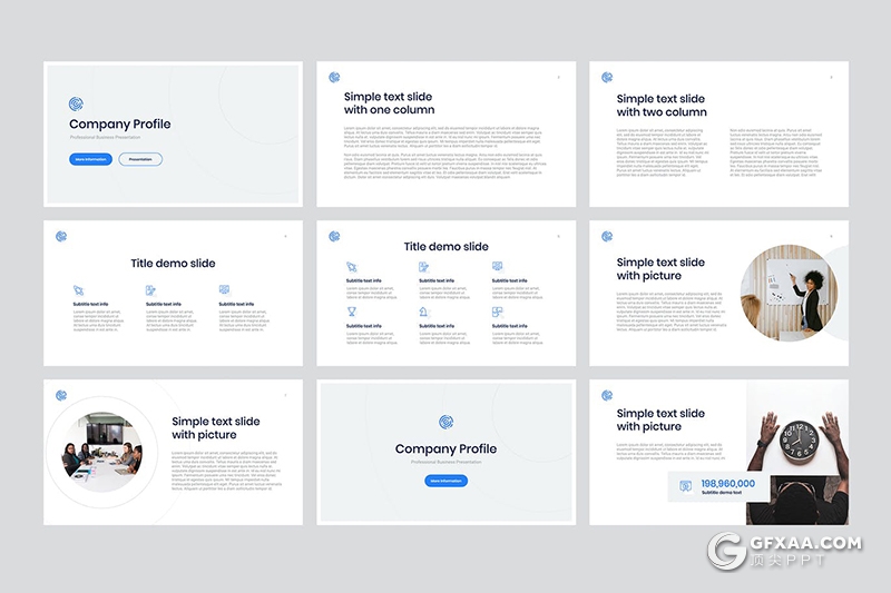 2021年工作计划年终总结55页国外高端企业介绍项目规划keynote模板 - 顶尖PPT