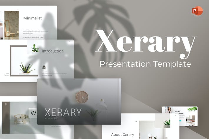 极简文艺风摄影展示多用途PPT模板 - 顶尖PPT