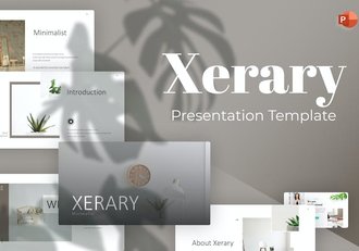 极简文艺风摄影展示多用途PPT模板 - 顶尖PPT