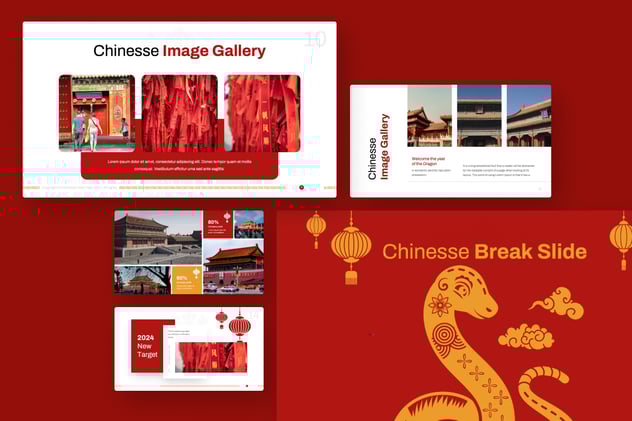 中国农历新年文化介绍PPT模板 - 顶尖PPT