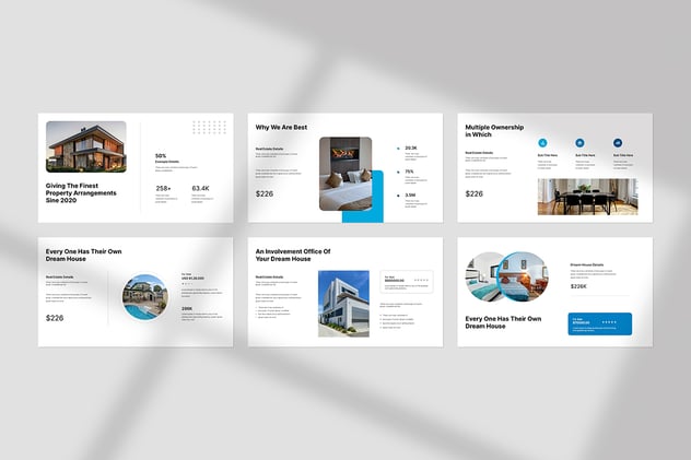 房地产主题keynote模板 - 顶尖PPT