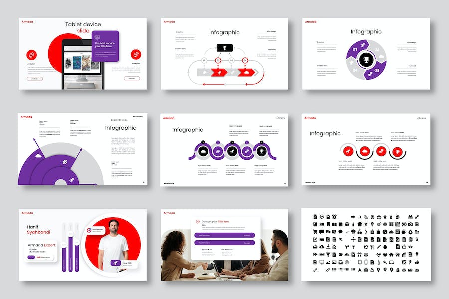 简约大气商业计划企业合作团队介绍商务主题keynote模板 - 顶尖PPT
