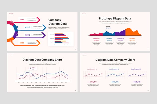 数据统计分析图形可视化展示PPT模板 - 顶尖PPT