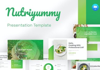 食品营养健康keynote模板 - 顶尖PPT