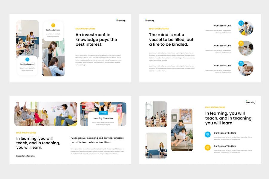 教育课程学习培训讲座Keynote模板 - 顶尖PPT