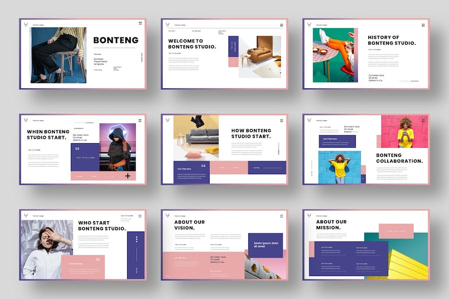 国外商业商务团队介绍公司会议年终总结PPT模板 - 顶尖PPT