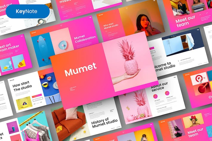 创意精美摄影图片展示业务营销策划主题多用途keynote模板 - 顶尖PPT