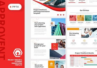 审批项目时间规划PPT模板 - 顶尖PPT