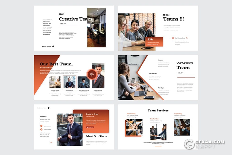 30页国外高端商务风格业务合作项目展示工作计划总结keynote模板5种主题配色 - 顶尖PPT