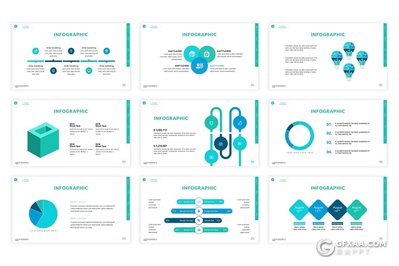 30页医生医学研究医疗健康PPT模板5种主题配色 - 顶尖PPT