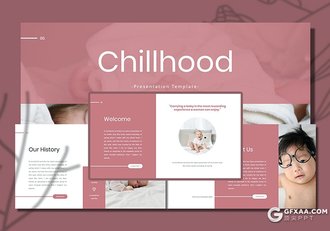 30页婴儿护理介绍宝宝摄影图片展示PPT模板 - 顶尖PPT