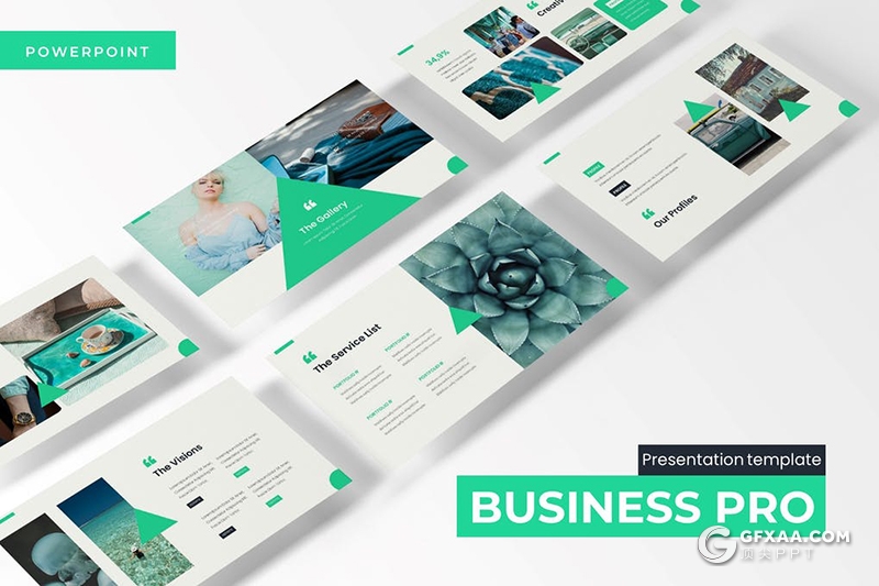 30页国外简约图形设计商务工作计划总结欧美商务PPT模板5种主题配色 - 顶尖PPT