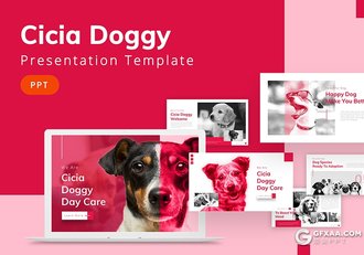 30页宠物介绍宠物店宠物主题PPT模板 - 顶尖PPT