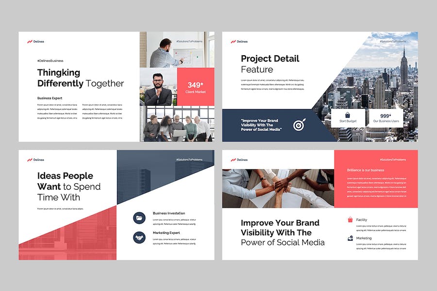 商务企业品牌推介宣传营销展示方案PPT模板 - 顶尖PPT