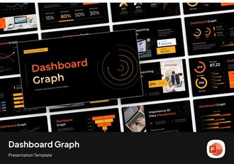 仪表板图表展示分析PPT模板 - 顶尖PPT