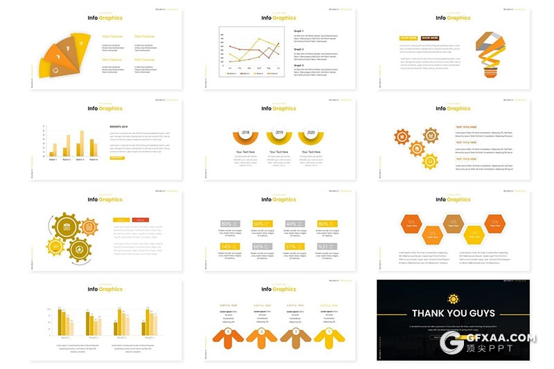30页创意建筑工程行业工作汇报企业介绍多用途keynote模板5种主题配色 - 顶尖PPT