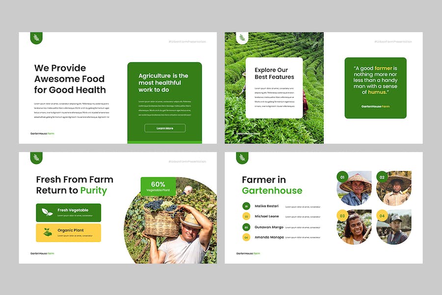 农业技术展示项目推介园艺产业keynote模板 - 顶尖PPT