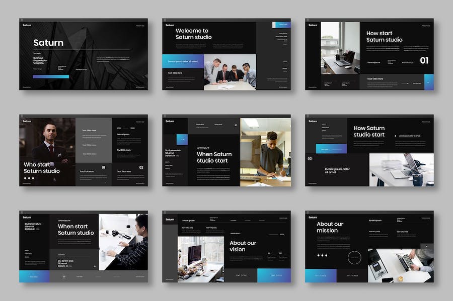 创意主题商务项目方案展示PPT模板 - 顶尖PPT