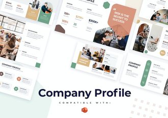 企业公司简介商业档案宣传PPT模板 - 顶尖PPT