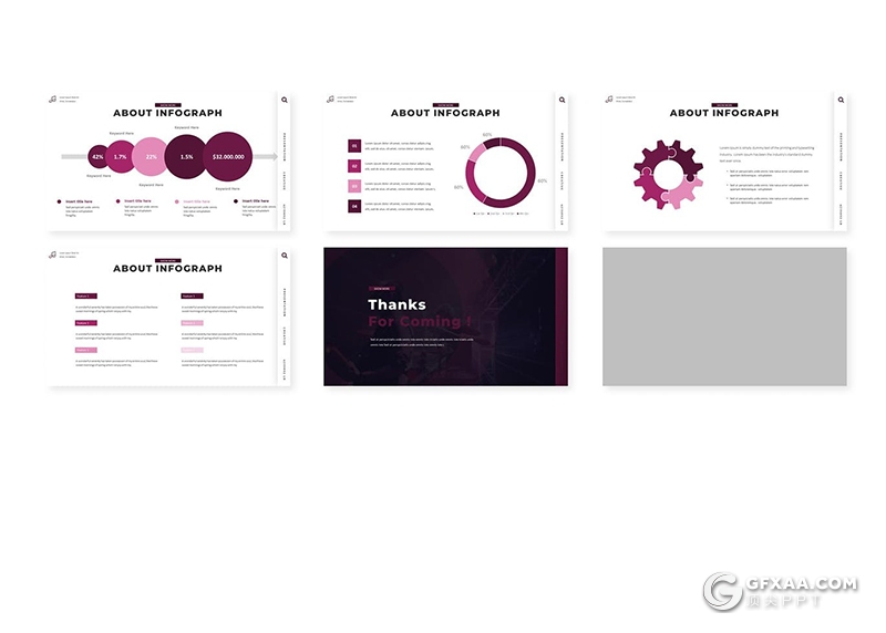 30页国外大型活动策划演唱会现场布置keynote模板5种主题配色 - 顶尖PPT