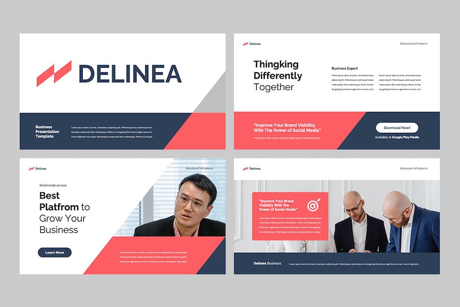 商务企业品牌推介宣传营销展示方案PPT模板 - 顶尖PPT