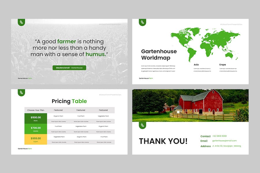 农业技术展示项目推介园艺产业keynote模板 - 顶尖PPT