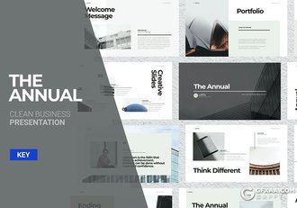 40页国外极简风格团队人员介绍公司介绍keynote模板 - 顶尖PPT