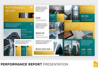 执行情况报告业绩分析方案PPT模板 - 顶尖PPT