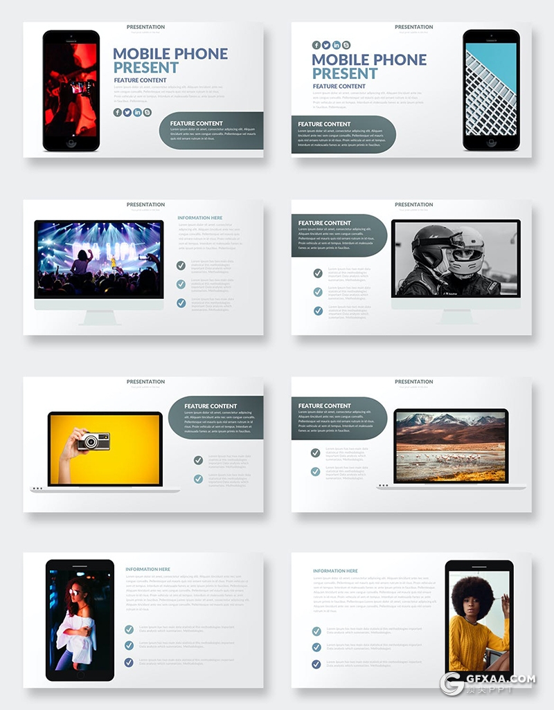 41页苹果Macbook平板电脑样机图片占位符PPT模板 - 顶尖PPT