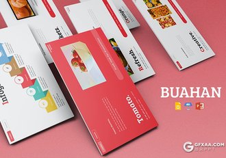 30页简约风格蔬菜果蔬介绍展示ppt,keynote,gslides模板5种主题配色 - 顶尖PPT