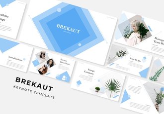 现代商务企业合作项目管理规划Keynote模板 - 顶尖PPT