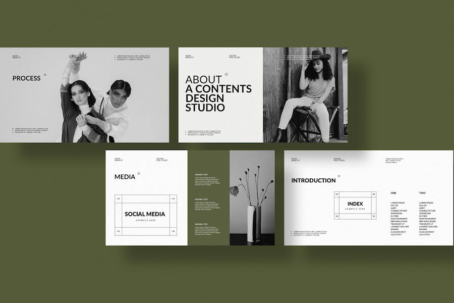 社交媒体营销运营Keynote模板 - 顶尖PPT