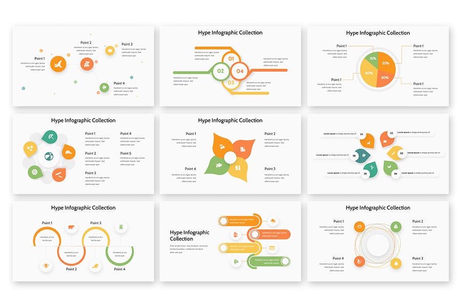 商务数据分析信息图形图表PPT模板 - 顶尖PPT