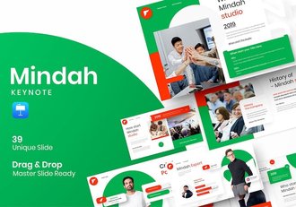 商业商务团队介绍业务合作国外keynote模板 - 顶尖PPT