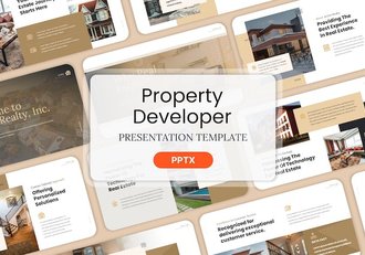 房地产开发人员项目介绍PPT模板 - 顶尖PPT