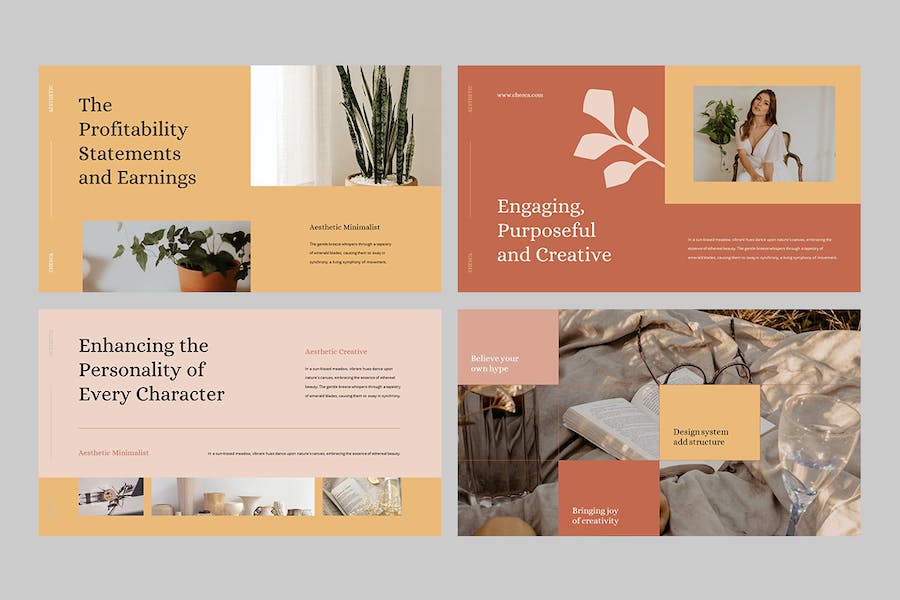 审美艺术设计风格展示讲座Keynote模板 - 顶尖PPT