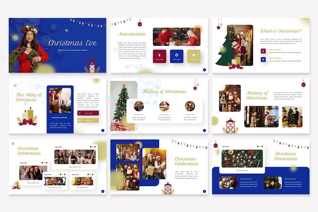 圣诞节假日演讲快乐主题营销方案PPT模板 - 顶尖PPT