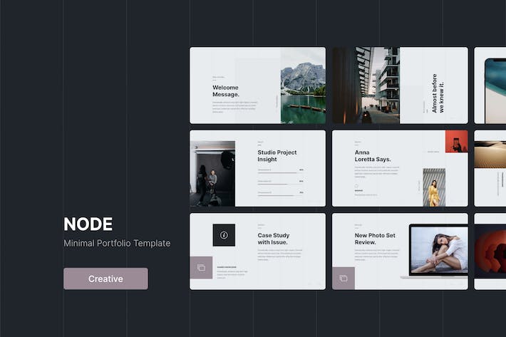 摄影图片展示品牌介绍宣传PPT模板 - 顶尖PPT