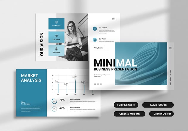 企业极简业务模式介绍Keynote演讲模板 - 顶尖PPT