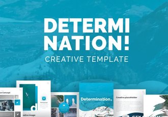 60页A4尺寸创意图形设计国外商务工作计划企业介绍多用途PPT模板11种主题配色 - 顶尖PPT