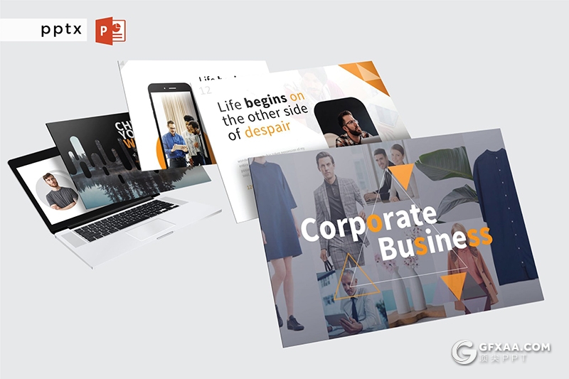 30页国外高端商务风格团队介绍工作计划总结PPT模板5种主题配色 - 顶尖PPT