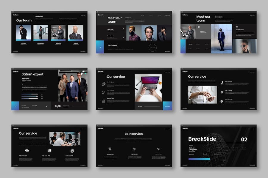 创意主题商务项目方案展示PPT模板 - 顶尖PPT