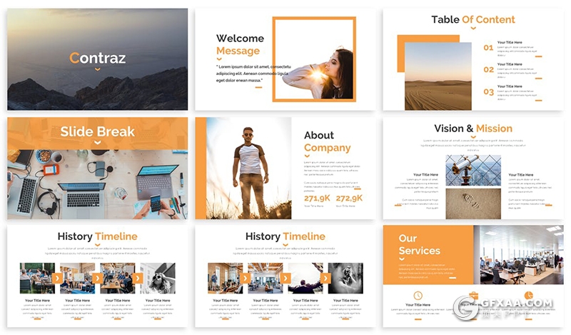 30页简约风格商务团队公司介绍工作计划总结通用PPT模板3种主题配色 - 顶尖PPT