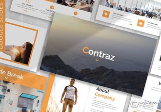 30页简约风格商务团队公司介绍工作计划总结通用Google slides模板3种主题配色 - 顶尖PPT