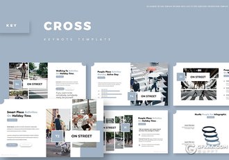 30页国外极简文艺小清新风格多用途keynote模板5种主题配色 - 顶尖PPT