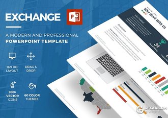70页扁平化国外高端商务信息图形工作计划总结PPT模板 - 顶尖PPT