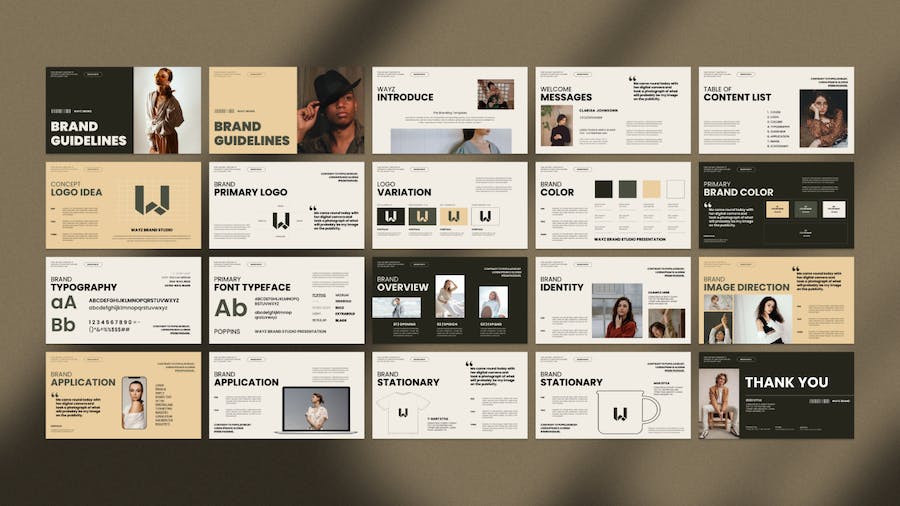 高级品牌指导方针Keynote主题演讲 - 顶尖PPT