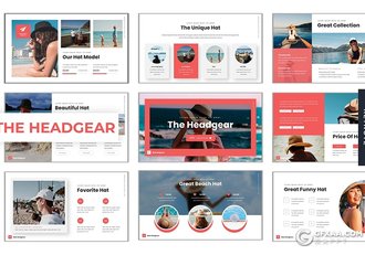 30页国外户外旅游度假摄影美图展示keynote模板5种主题配色 - 顶尖PPT