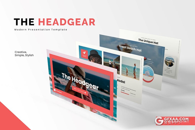 30页国外户外旅游度假摄影美图展示PPT模板5种主题配色 - 顶尖PPT